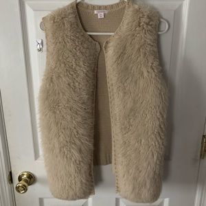 Faux Fur/Sweater Vest